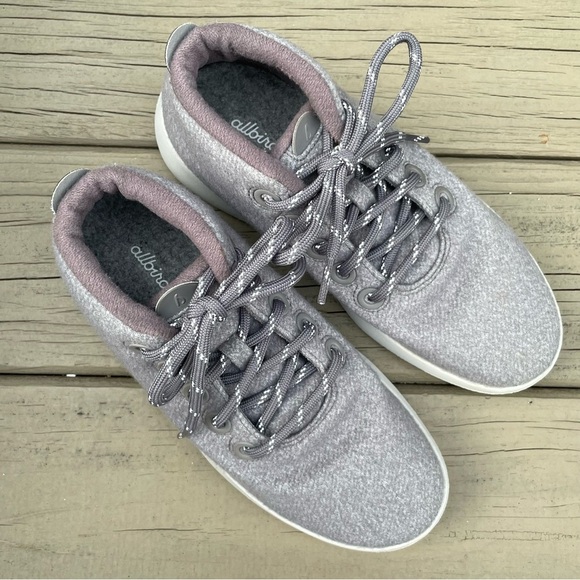 Allbirds Women's Wool Runner-up Mizzles - Medium Grey (Light Grey Sole) size 8 - Picture 4 of 16